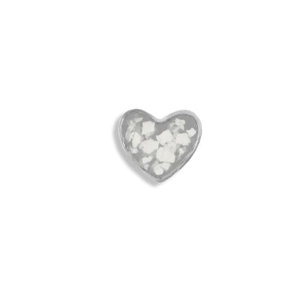 Load image into Gallery viewer, EverWith Small Heart Memorial Ashes Element for Glass Locket