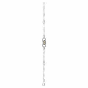 EverWith Ladies Respect Memorial Ashes Bracelet with Fine Crystals