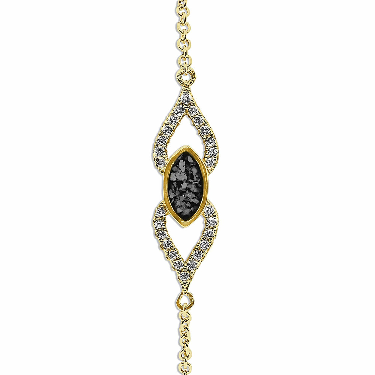 Load image into Gallery viewer, EverWith Ladies Respect Memorial Ashes Bracelet with Fine Crystals