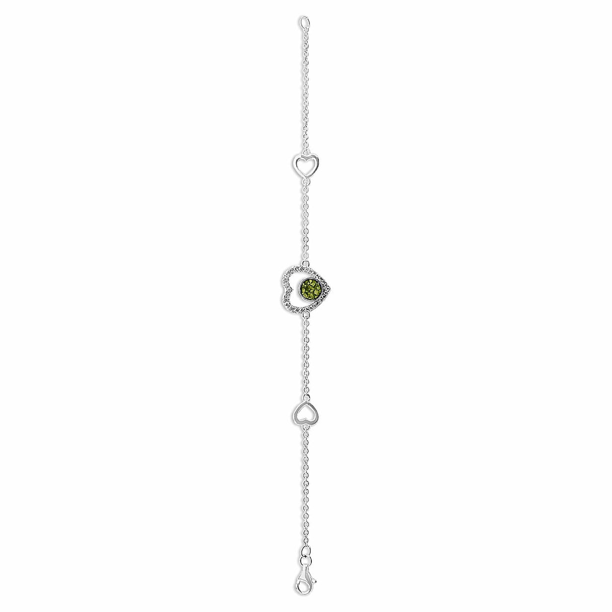 Load image into Gallery viewer, EverWith Ladies Forever Memorial Ashes Bracelet with Fine Crystals