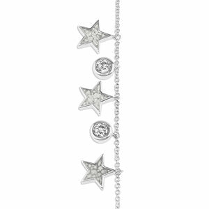 EverWith Ladies Galaxy Memorial Ashes Bracelet with Fine Crystals