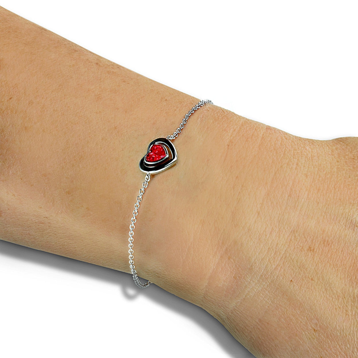 Load image into Gallery viewer, EverWith Ladies Valentine Memorial Ashes Bracelet