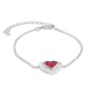 EverWith Ladies Valentine Memorial Ashes Bracelet