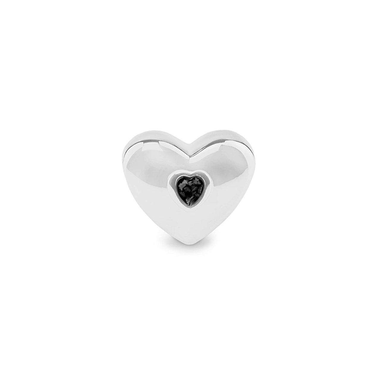 Load image into Gallery viewer, EverWith Heart Memorial Ashes Charm Bead