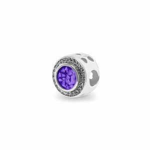 EverWith Admire Memorial Ashes Charm Bead with Fine Crystals