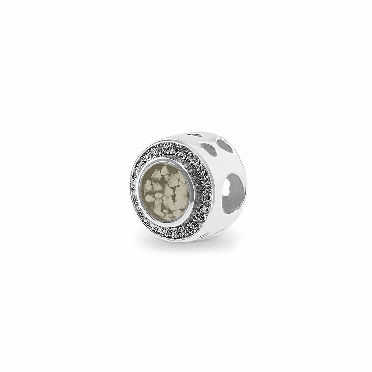 Load image into Gallery viewer, EverWith Admire Memorial Ashes Charm Bead with Fine Crystals