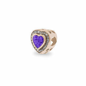 EverWith Comfort Memorial Ashes Charm Bead with Fine Crystals