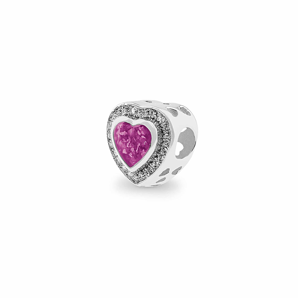 Load image into Gallery viewer, EverWith Comfort Memorial Ashes Charm Bead with Fine Crystals