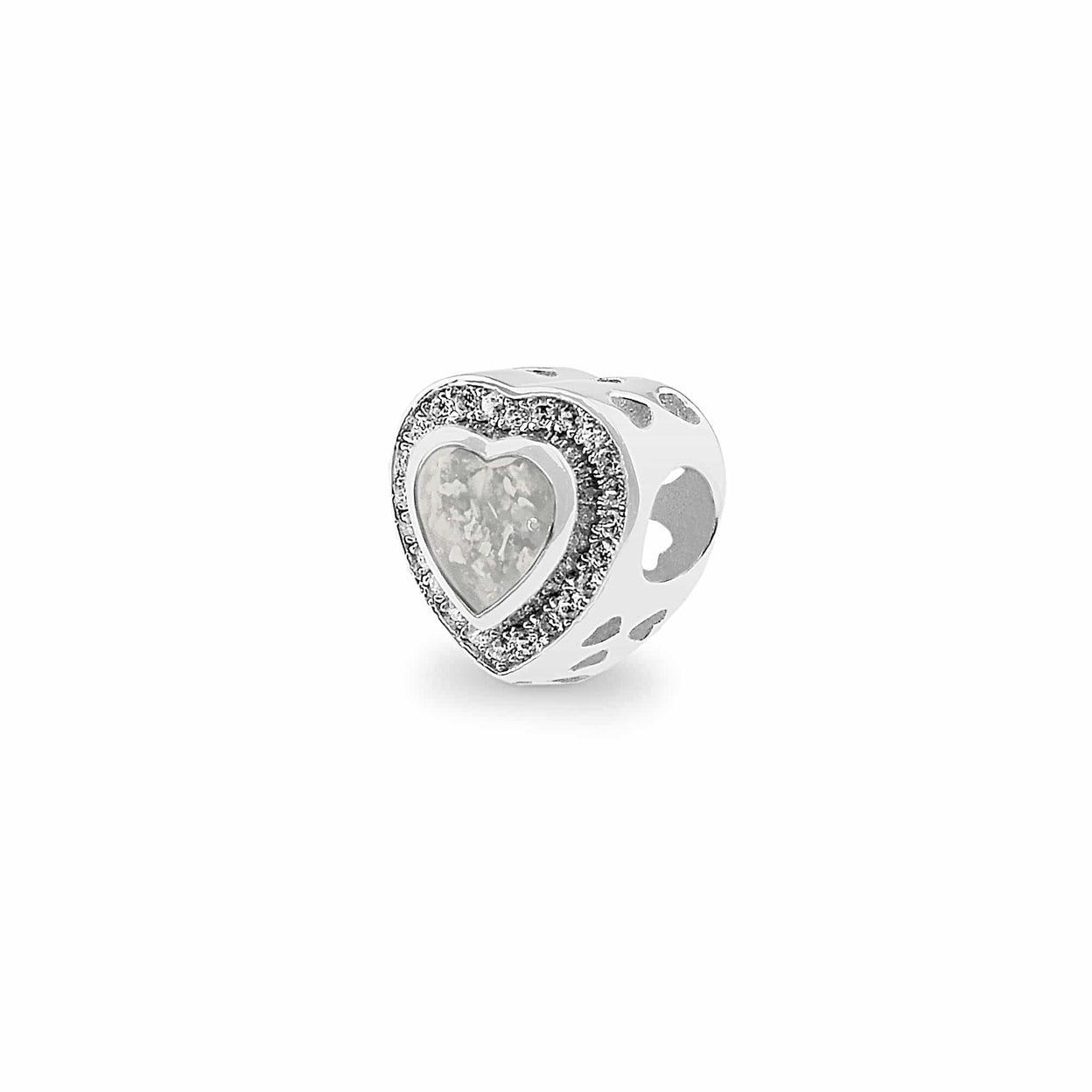 Load image into Gallery viewer, EverWith Comfort Memorial Ashes Charm Bead with Fine Crystals