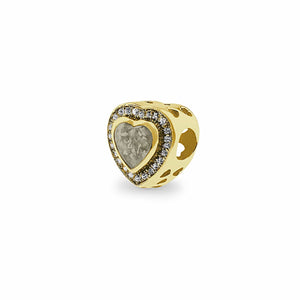 EverWith Comfort Memorial Ashes Charm Bead with Fine Crystals