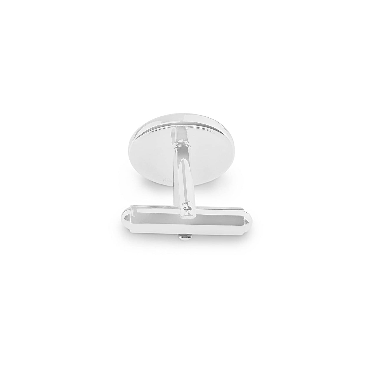 Load image into Gallery viewer, EverWith Gents Fancy Oval Memorial Ashes Cufflinks with Fine Crystals
