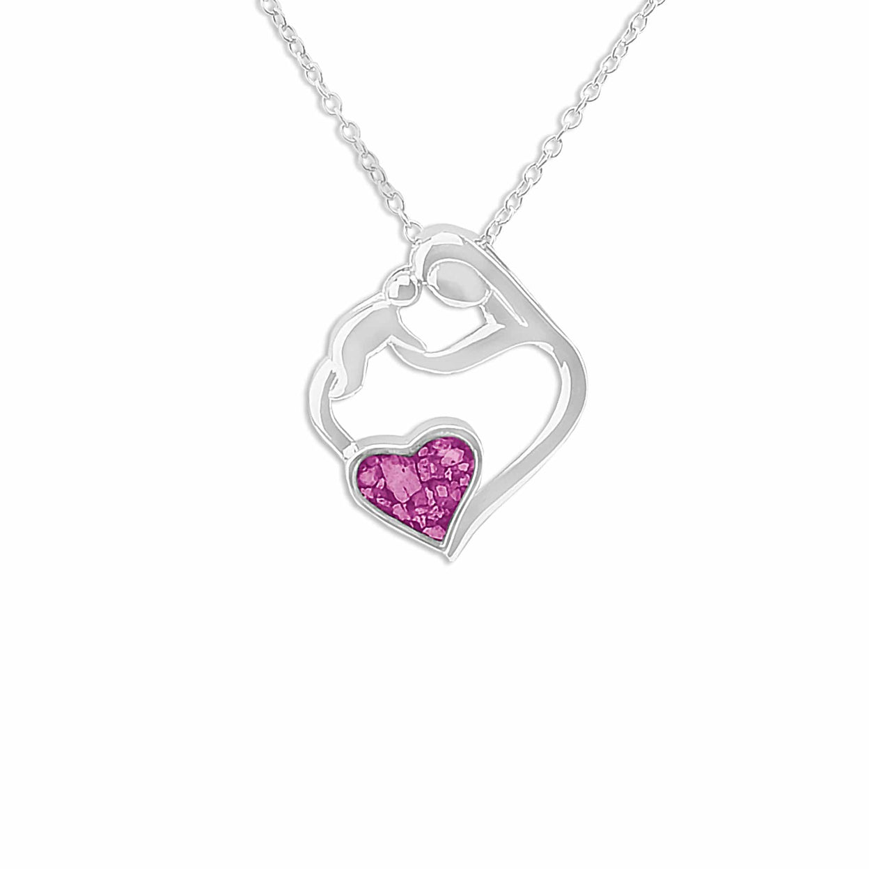 Load image into Gallery viewer, EverWith Ladies Mother and Child Memorial Ashes Pendant