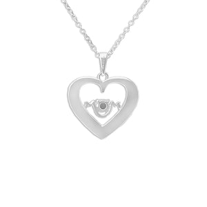 EverWith Ladies Mum Memorial Ashes Pendant with Fine Crystal