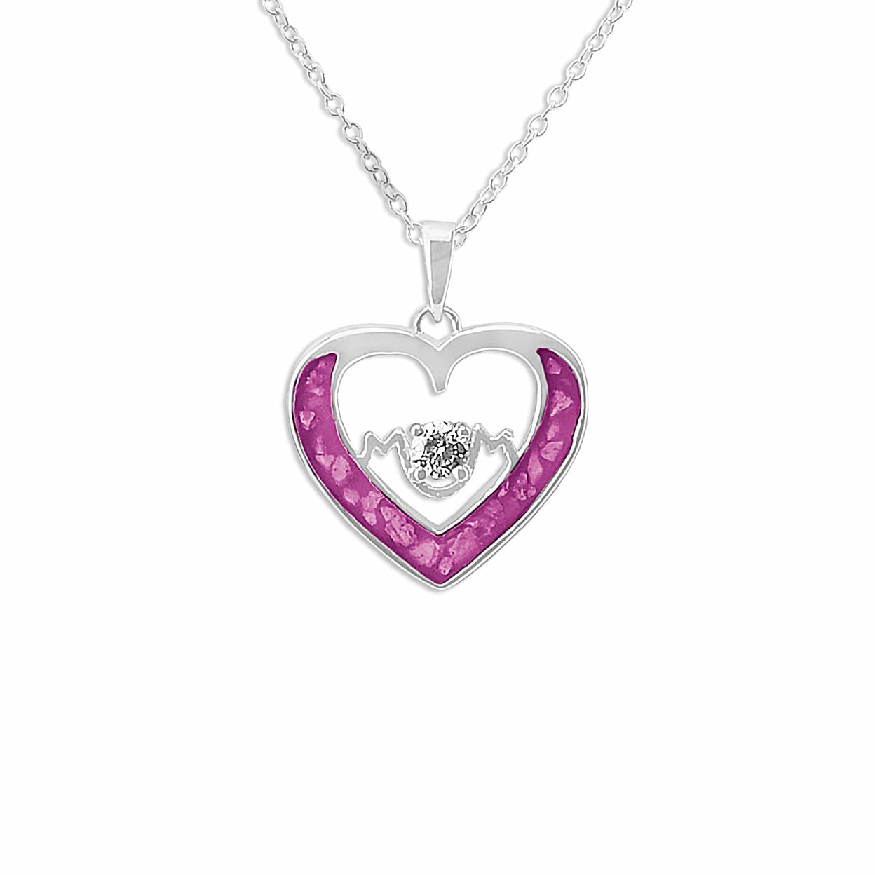 Load image into Gallery viewer, EverWith Ladies Mum Memorial Ashes Pendant with Fine Crystal