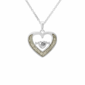 EverWith Ladies Mum Memorial Ashes Pendant with Fine Crystal