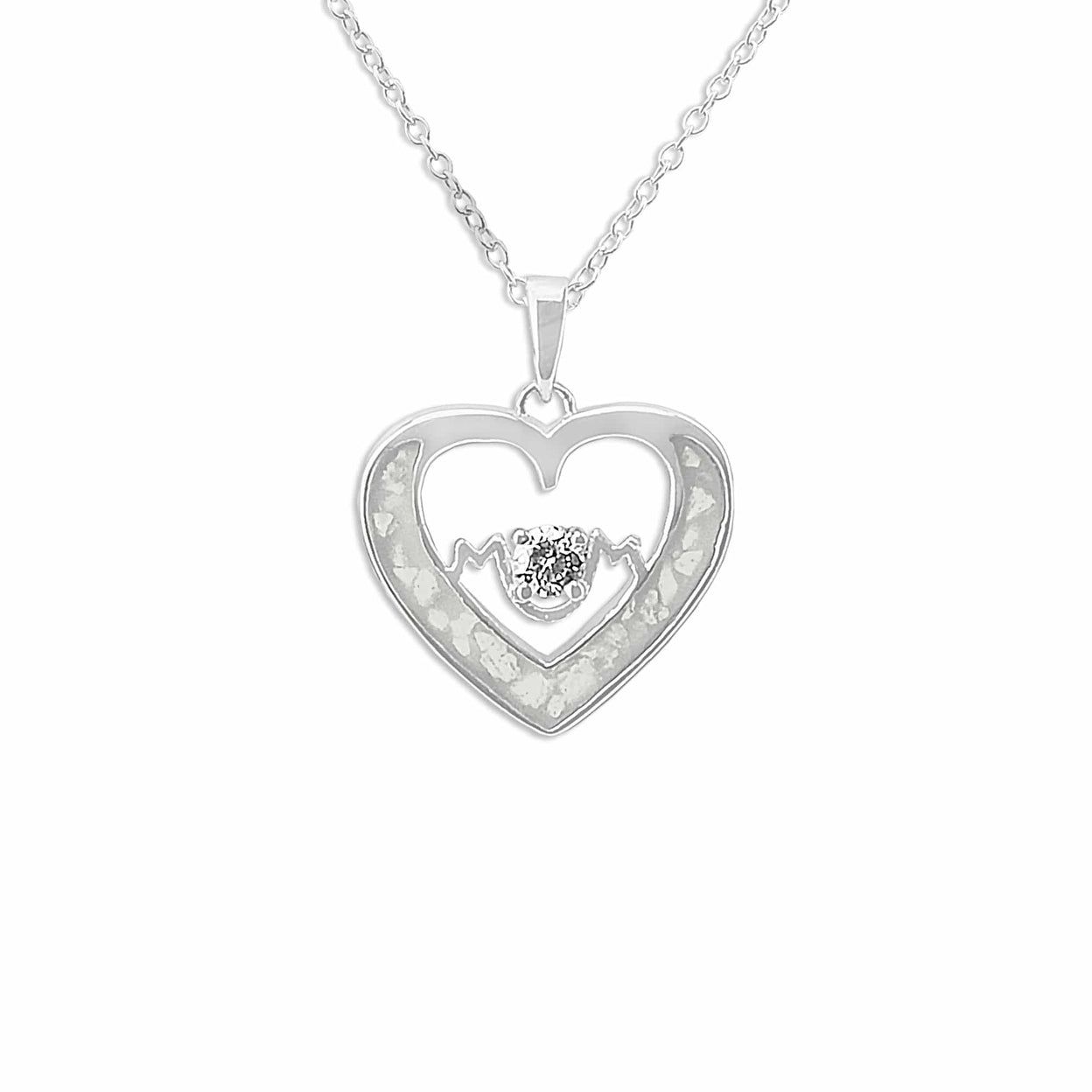 Load image into Gallery viewer, EverWith Ladies Mum Memorial Ashes Pendant with Fine Crystal