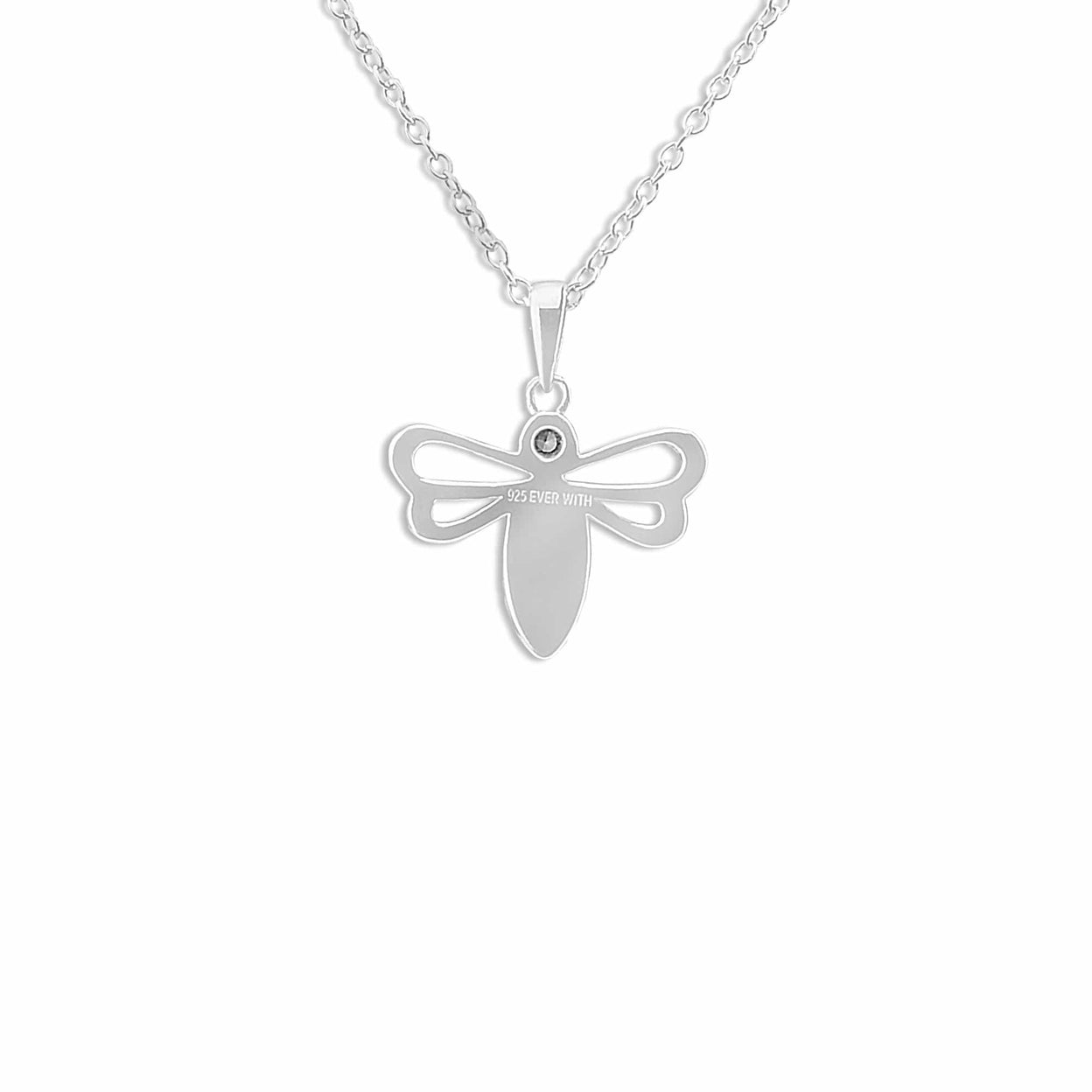 Load image into Gallery viewer, EverWith Ladies Bee Memorial Ashes Pendant with Fine Crystal