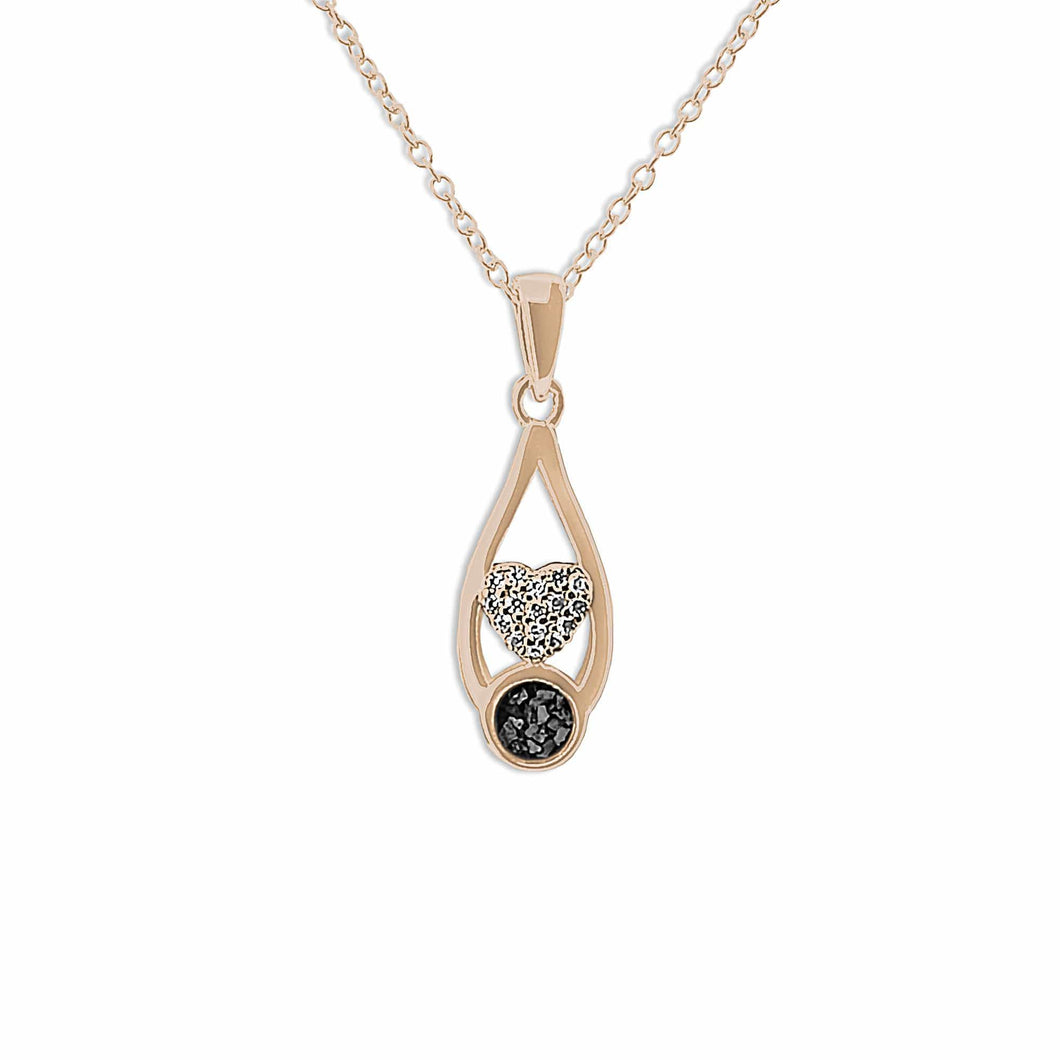 EverWith Ladies Protect Memorial Ashes Pendant with Fine Crystals