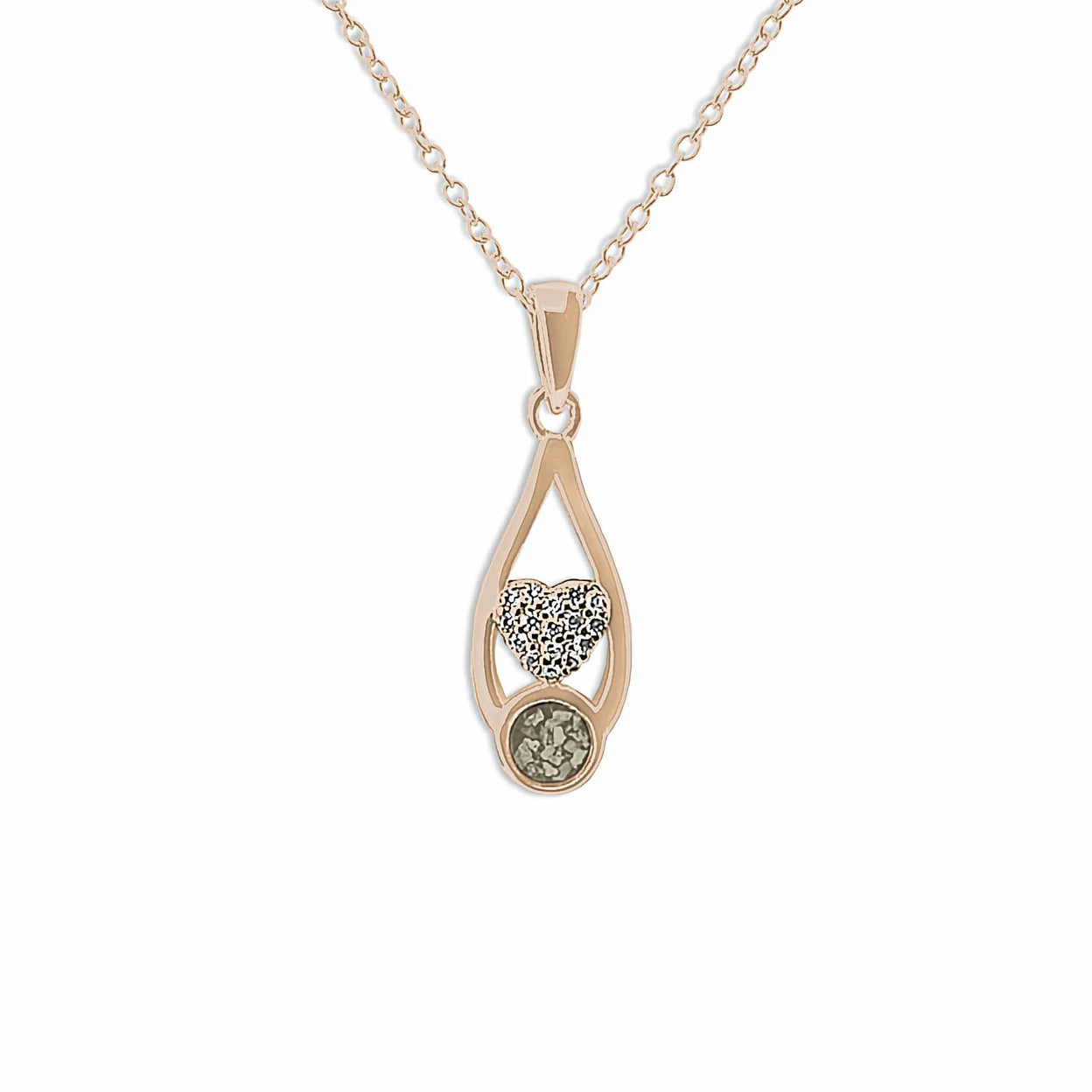Load image into Gallery viewer, EverWith Ladies Protect Memorial Ashes Pendant with Fine Crystals