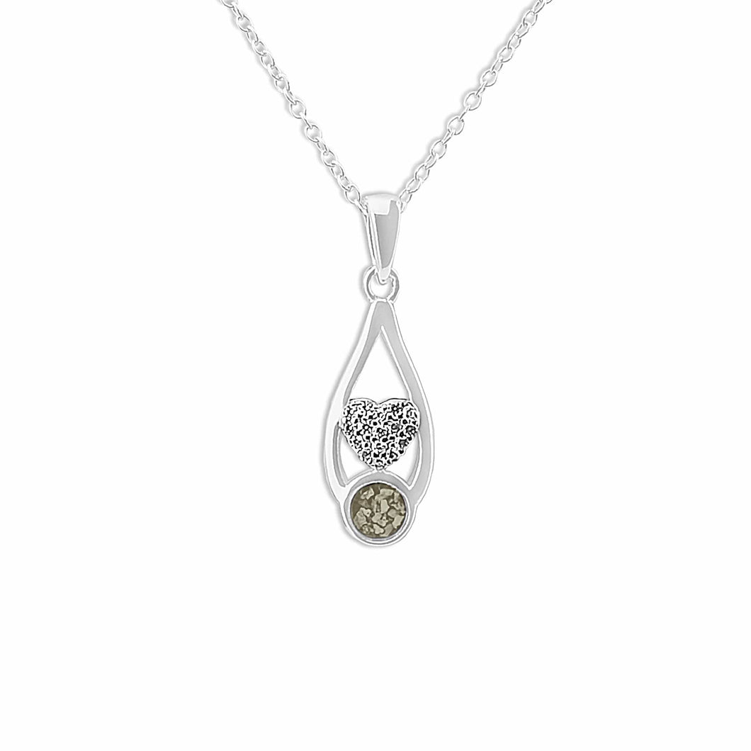 EverWith Ladies Protect Memorial Ashes Pendant with Fine Crystals