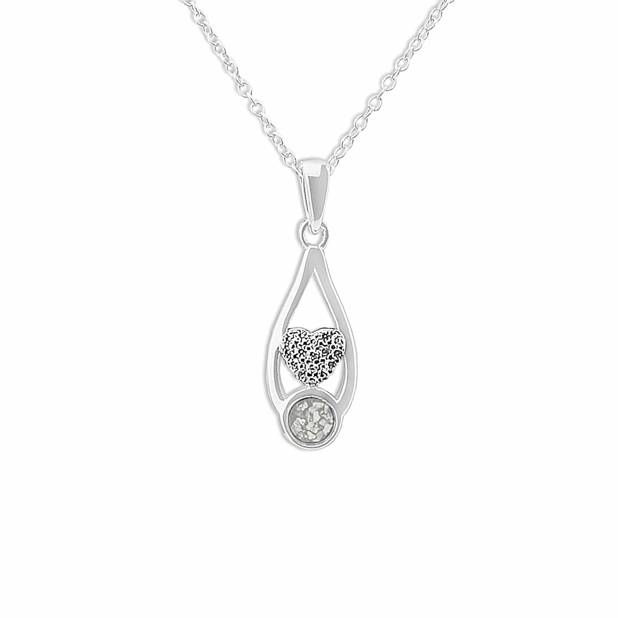 Load image into Gallery viewer, EverWith Ladies Protect Memorial Ashes Pendant with Fine Crystals