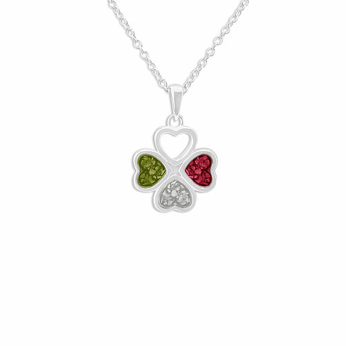 EverWith Ladies Clover Memorial Ashes Pendant