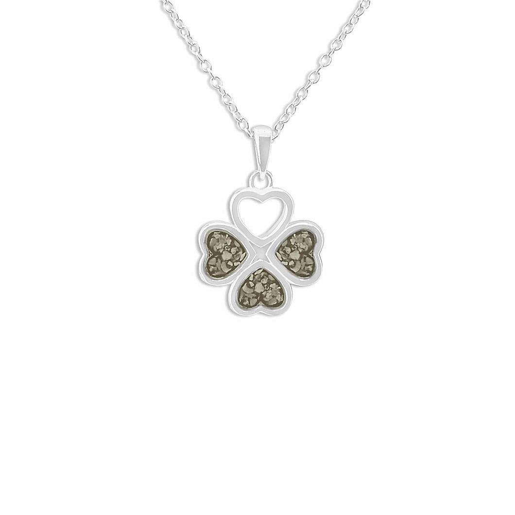 EverWith Ladies Clover Memorial Ashes Pendant