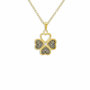 EverWith Ladies Clover Memorial Ashes Pendant