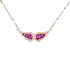 EverWith Ladies Angel Wings Memorial Ashes Necklace