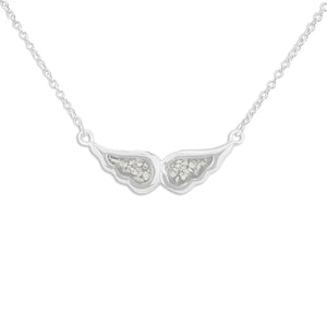EverWith Ladies Angel Wings Memorial Ashes Necklace