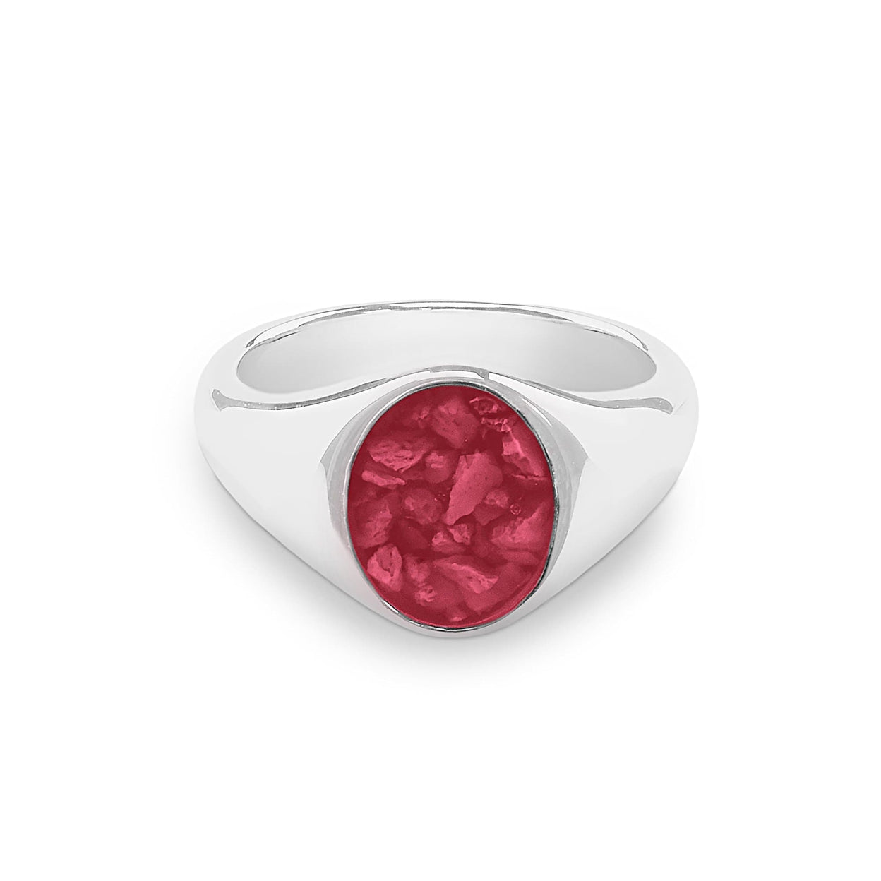 Load image into Gallery viewer, EverWith Unisex Shield Memorial Ashes Ring