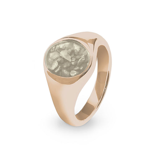 EverWith Unisex Shield Memorial Ashes Ring