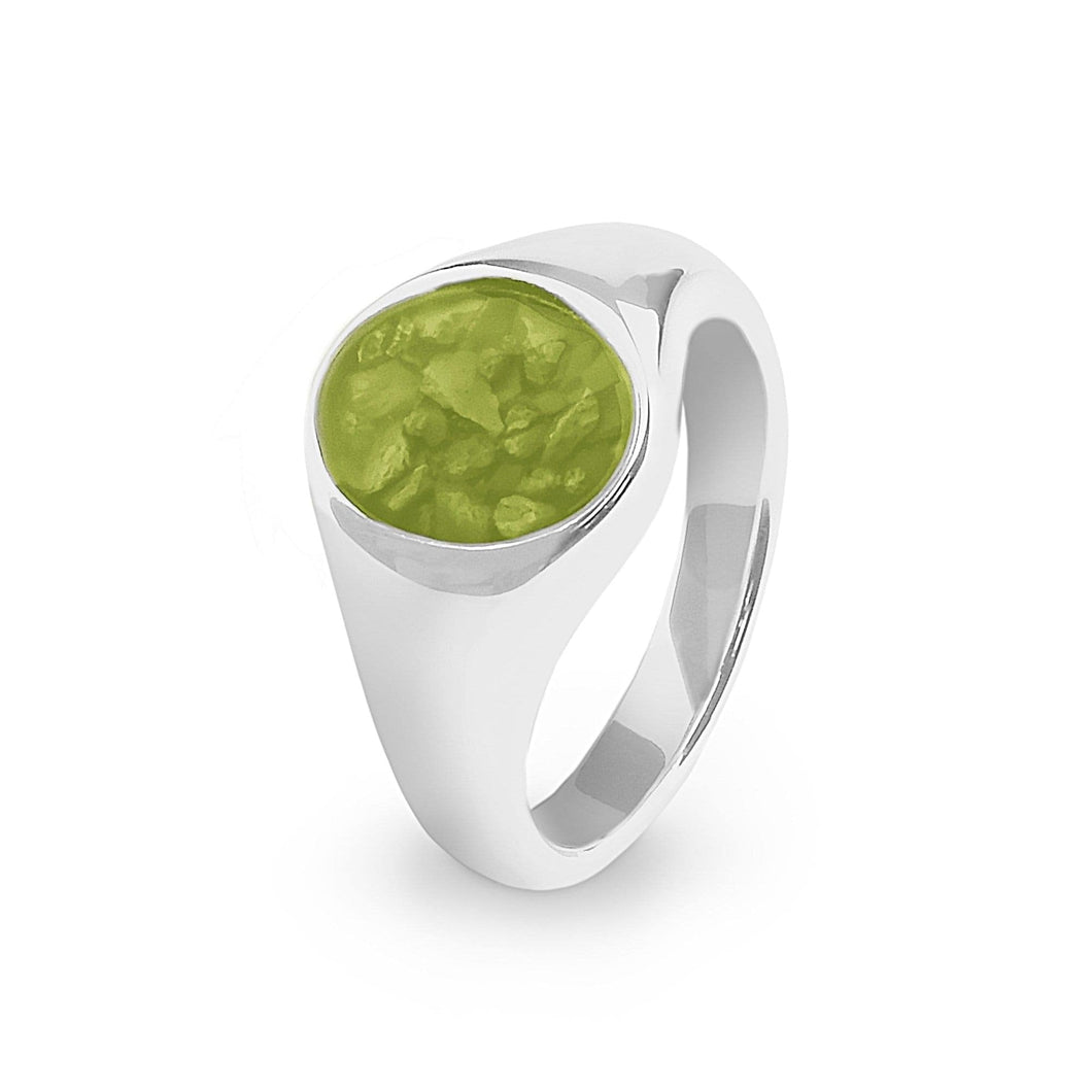 EverWith Unisex Shield Memorial Ashes Ring