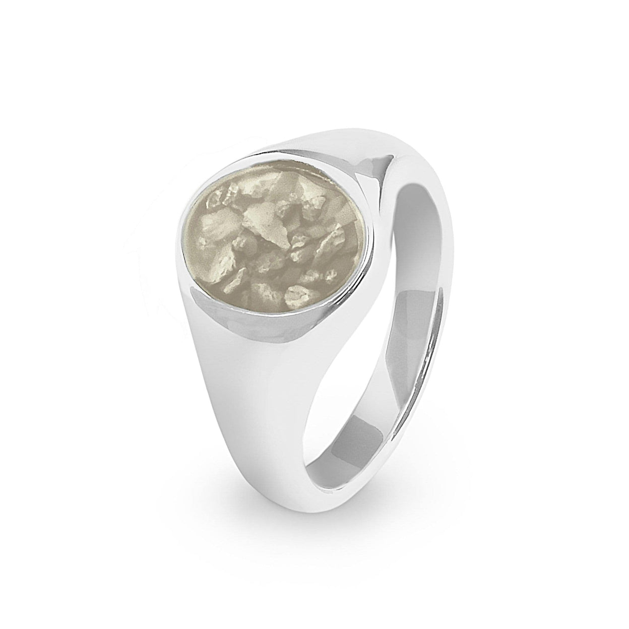Load image into Gallery viewer, EverWith Unisex Shield Memorial Ashes Ring