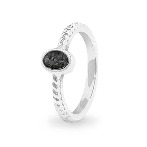 EverWith Ladies Petite Guard Memorial Ashes Ring