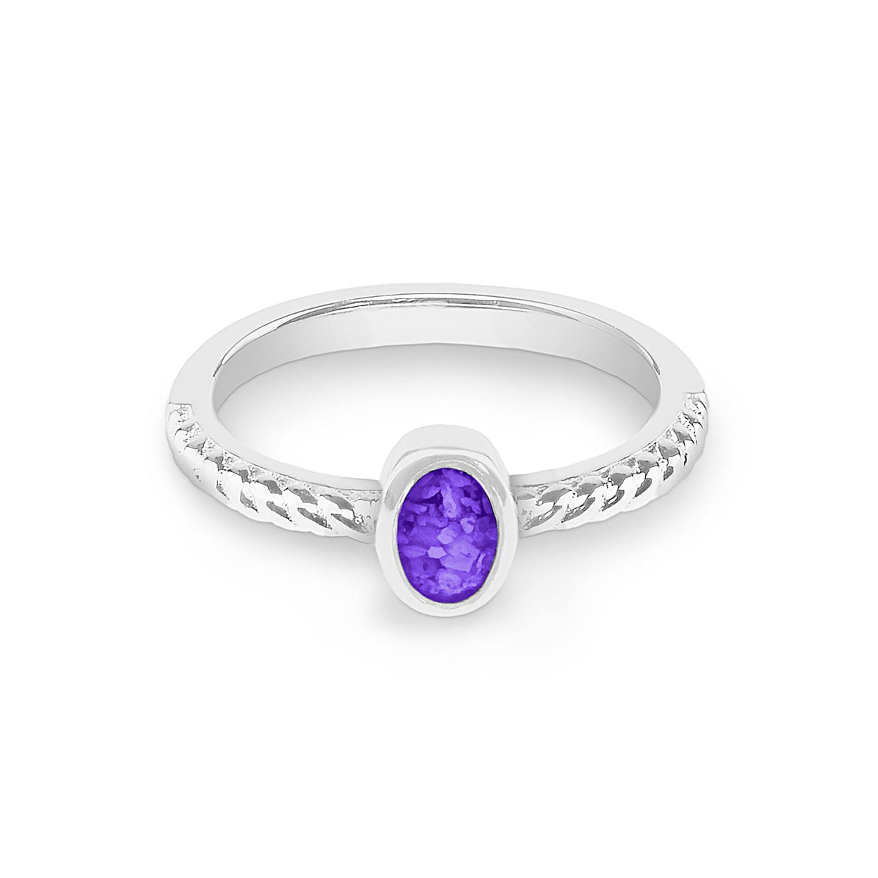 Load image into Gallery viewer, EverWith Ladies Petite Guard Memorial Ashes Ring