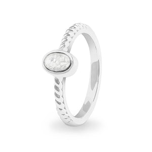 EverWith Ladies Petite Guard Memorial Ashes Ring