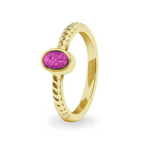 EverWith Ladies Petite Guard Memorial Ashes Ring