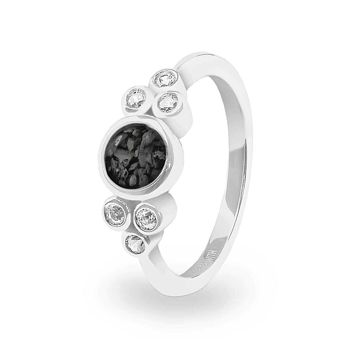 Load image into Gallery viewer, EverWith Ladies Praise Memorial Ashes Ring with Fine Crystals