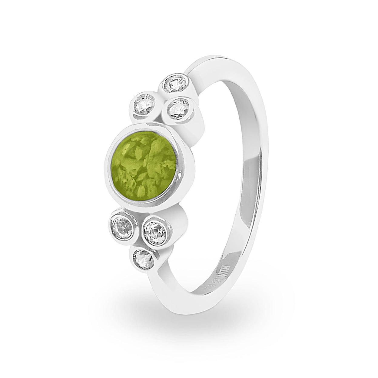 Load image into Gallery viewer, EverWith Ladies Praise Memorial Ashes Ring with Fine Crystals