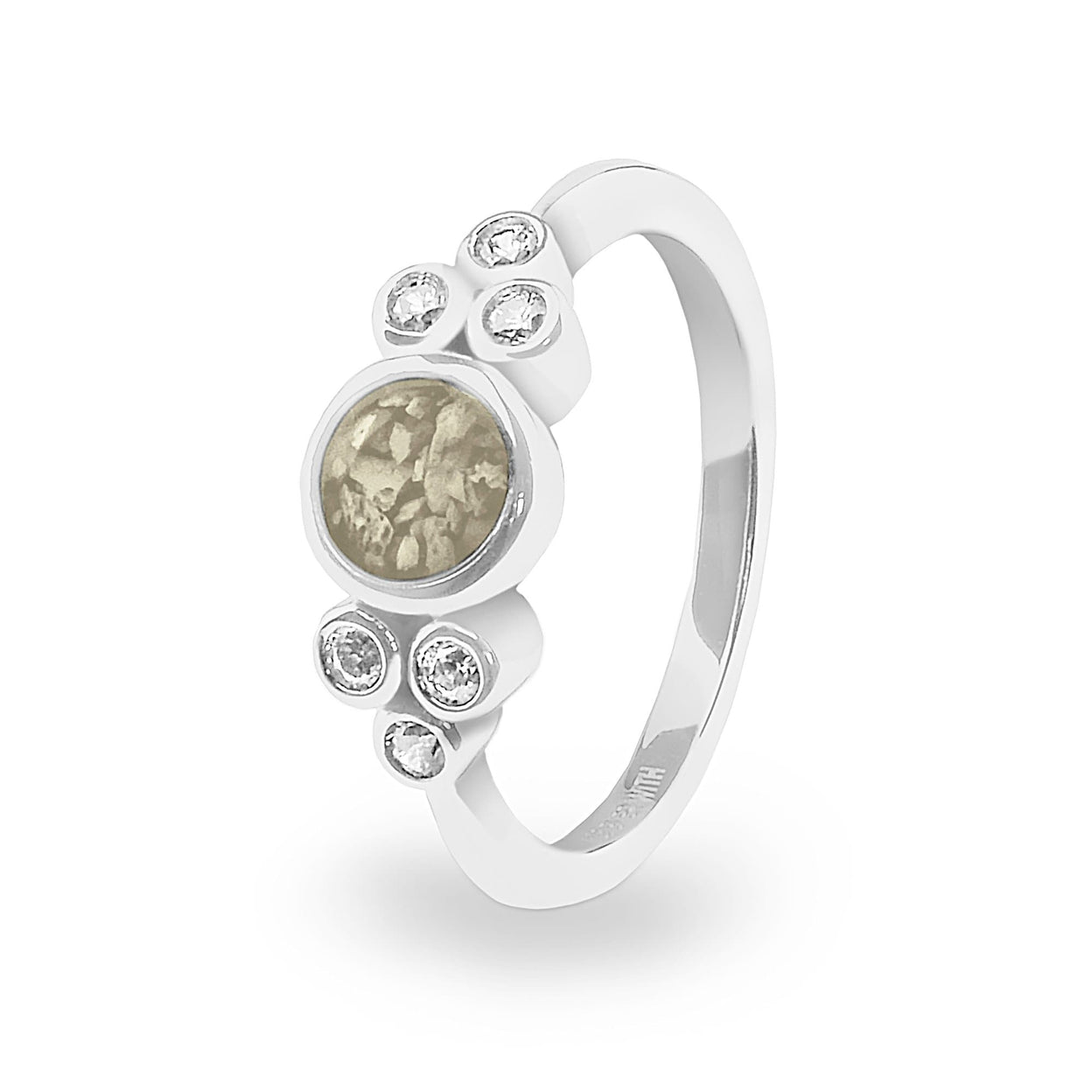 Load image into Gallery viewer, EverWith Ladies Praise Memorial Ashes Ring with Fine Crystals