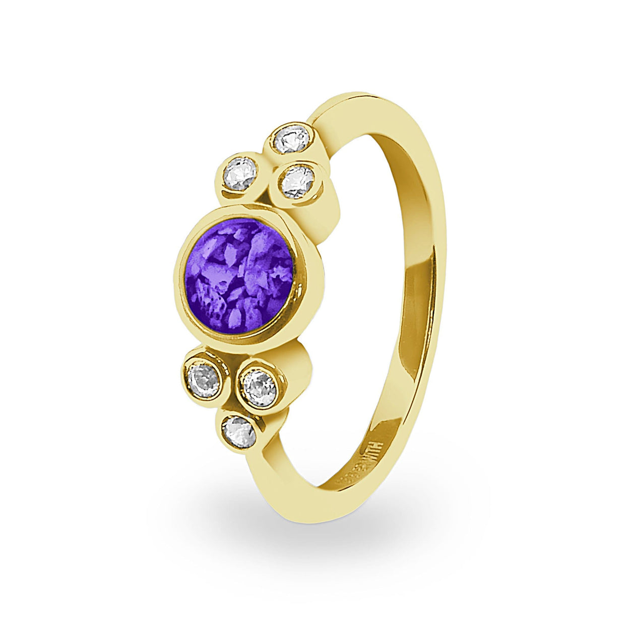 Load image into Gallery viewer, EverWith Ladies Praise Memorial Ashes Ring with Fine Crystals