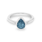 EverWith Ladies Teardrop Memorial Ashes Ring