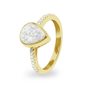 EverWith Ladies Teardrop Memorial Ashes Ring