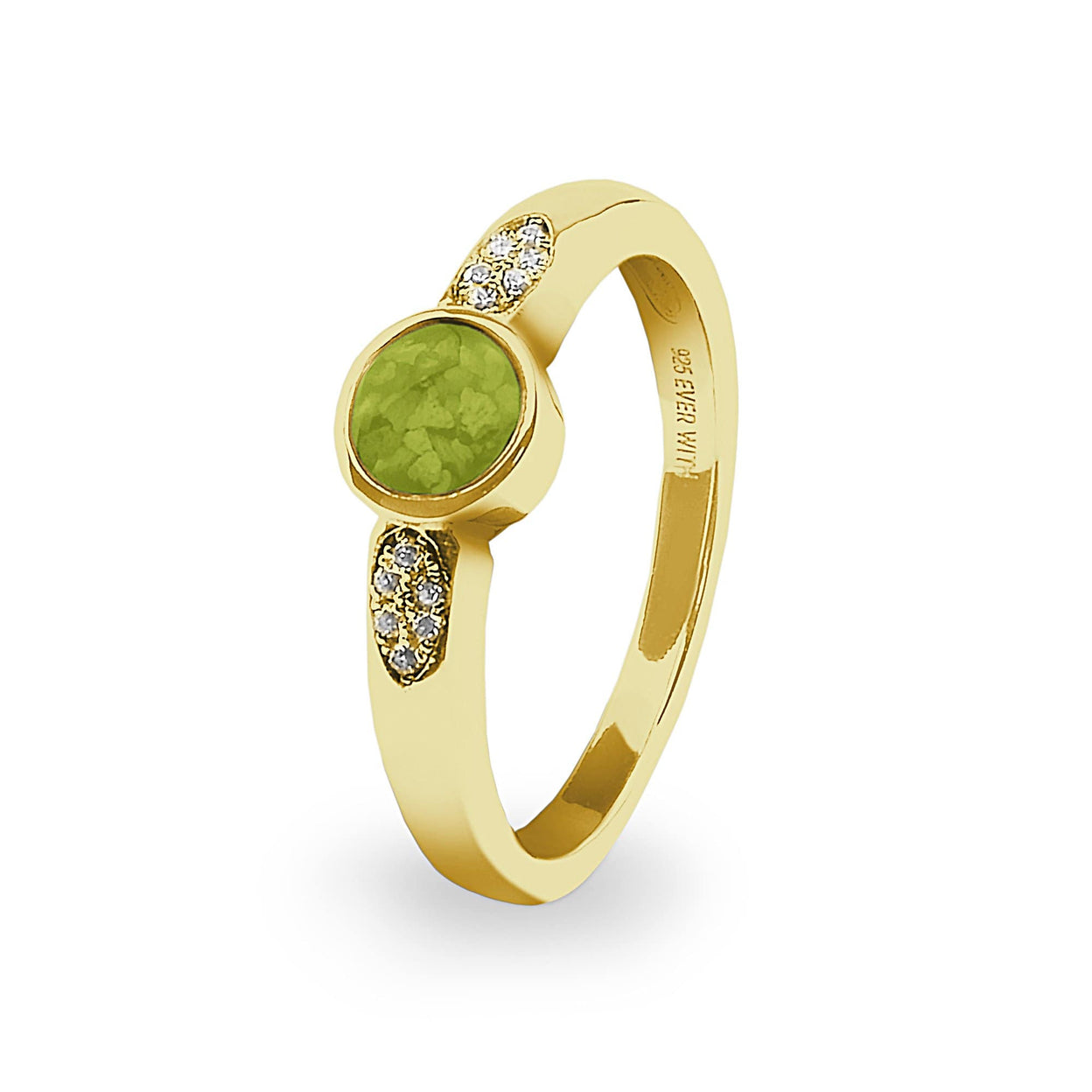 Load image into Gallery viewer, EverWith Ladies Special Memorial Ashes Ring with Fine Crystals