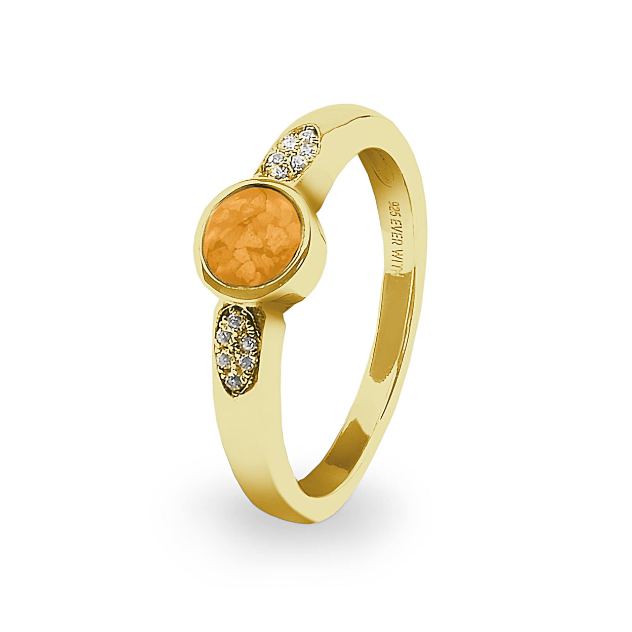 Load image into Gallery viewer, EverWith Ladies Special Memorial Ashes Ring with Fine Crystals