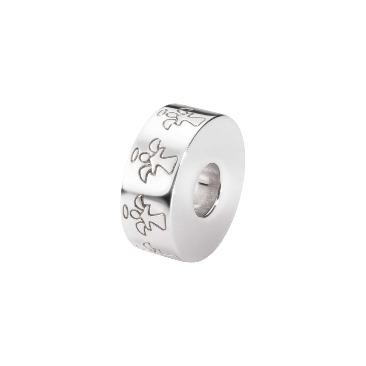 Load image into Gallery viewer, EverWith  Self-fill Round Angel Memorial Ashes Charm Bead
