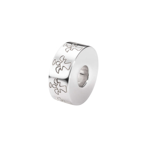 EverWith  Self-fill Round Angel Memorial Ashes Charm Bead