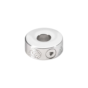 EverWith  Self-fill Round Rose Memorial Ashes Charm Bead