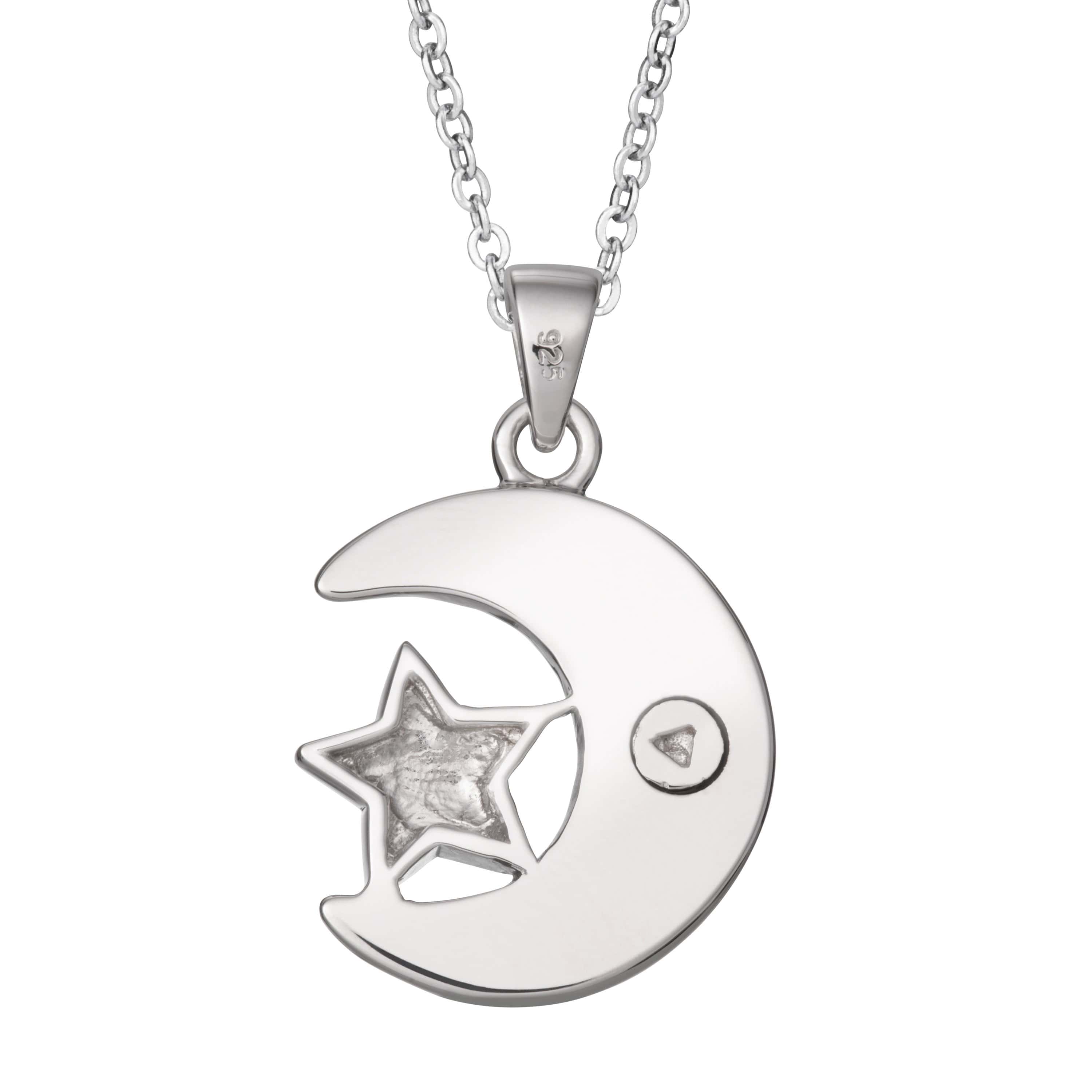 EverWith Self-fill Moon and Stars Memorial Ashes Pendant
